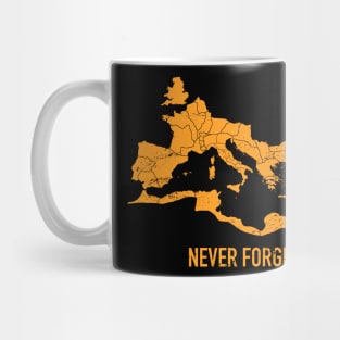 The Roman Empire Map Mug